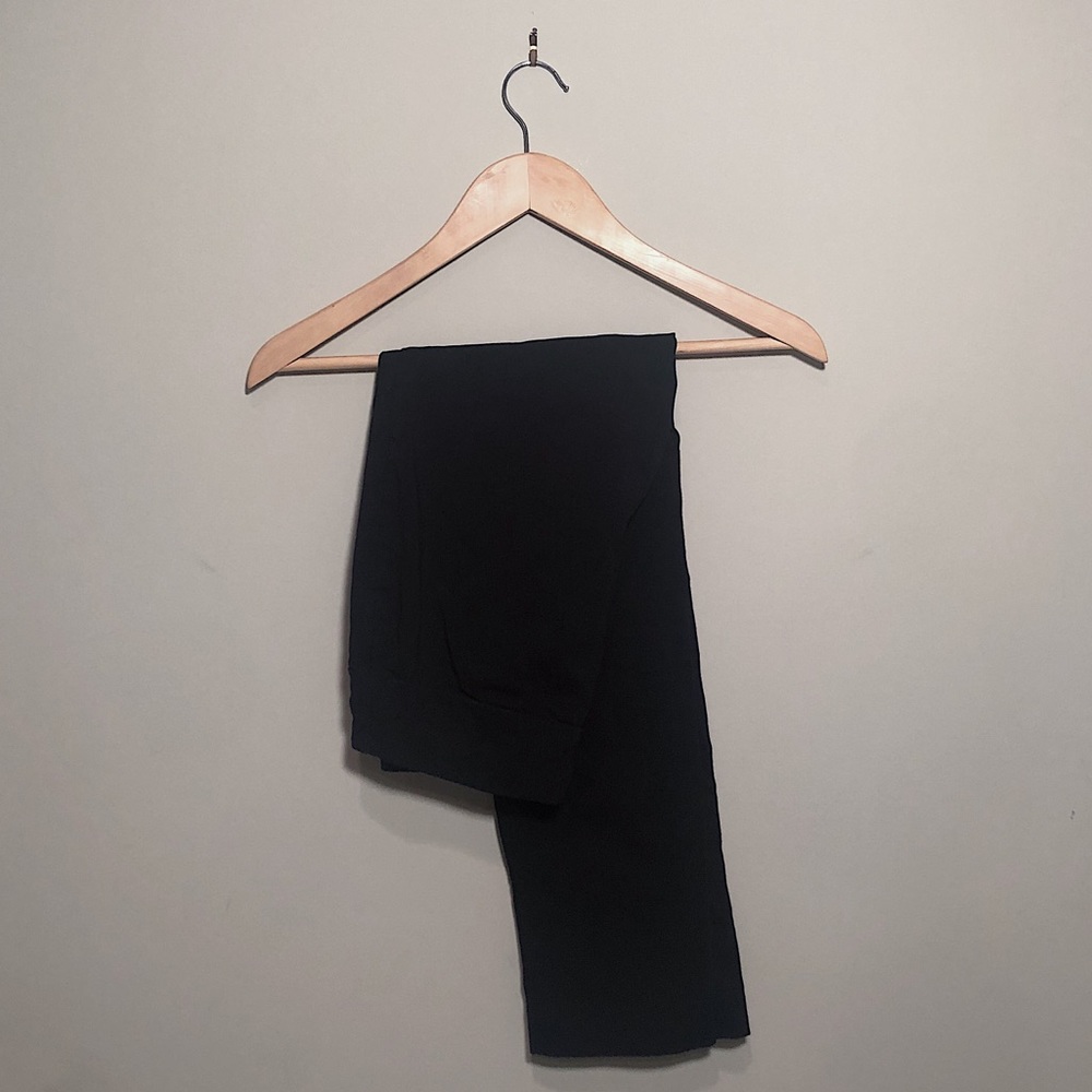 Petite High-Waist Slimming Black Dress Leggings